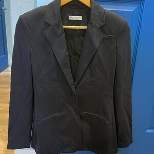 ALTUZARRA Tailored Blazer - Navy Blue - Size 36